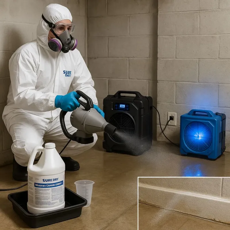 Sanitization and Odor Removal process in North Fork Village, OH